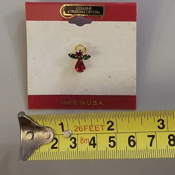 Vintage Gaurdian Angel Christmas Pin - Picture 4 of 4